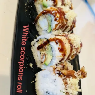 White scorpions roll