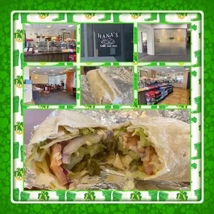 Montage of images from Hana's Cafe &amp; Deli