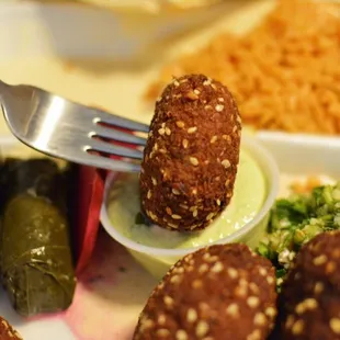 Falafels with Hummus