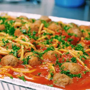 Spaghetti and Meatballs Catering