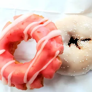 Raspberry Cream Old Fashioned &amp; Wedding Cake.