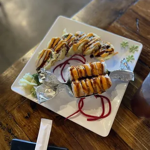 a plate of food