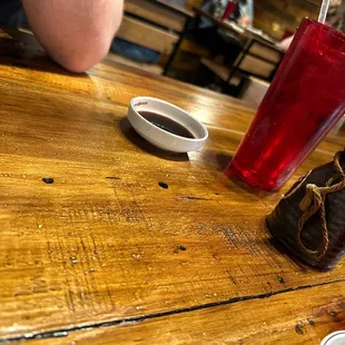 a person sitting at a table