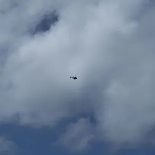 tour helicopter overhead at least once every 15 minutes