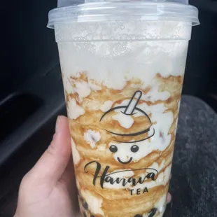 Brown sugar boba latte