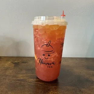 Strawberry Orange Peach Fruit Tea