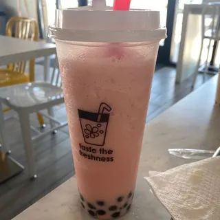 Strawberry Banana Milk Smoothie