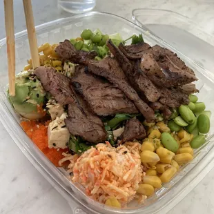 Steak and Tofu Regular Bowl