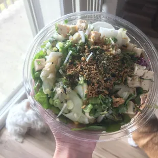 Tofu poke bowl