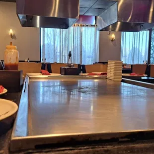 Ready for hibachi.