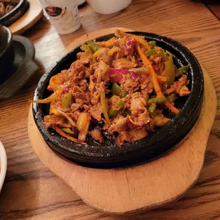 Spicy pork
