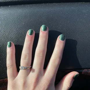 He cut my cuticles and made them bleed