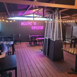 Remodeled outdoor dinning