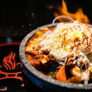 Braised beef rib with cheese