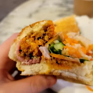 Classic Sandwich. Tasty banh mi