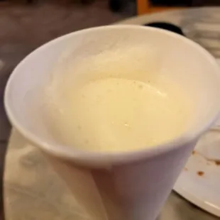 Soy milk with herbal jelly