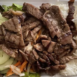 Grilled Pork Rice Entree