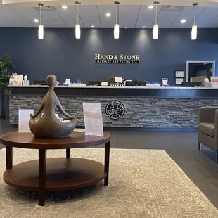 Front Reception and Lobby area