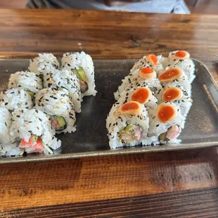 sushi and sashimi, food