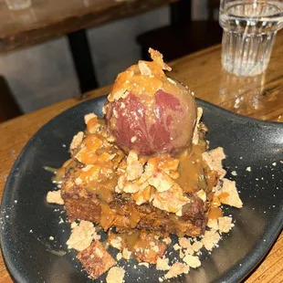 Cinnamon toast bread pudding