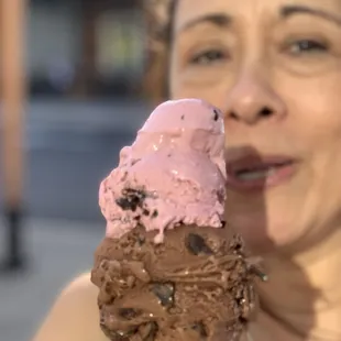 Black raspberry chunk and chocoholic