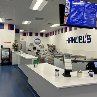 Ice cream counter