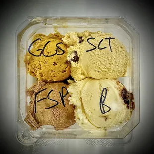 Graham Central Station, Salty Caramel Toffee, French Silk Pie, and Buckeye