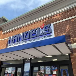Front of shop