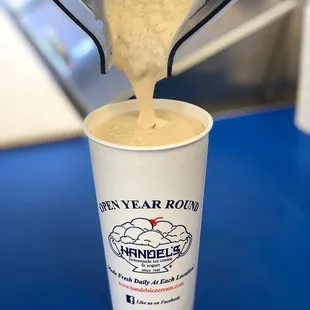 Milkshakes made with any of our ice cream flavors.   40+ Ice cream flavors to choose from!!