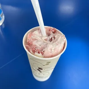 Strawberry Cheesecake Chunk Hurricane