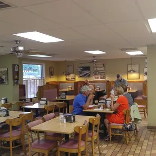 people sitting at tables