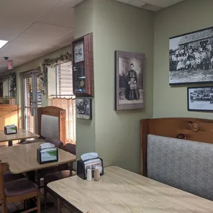 the interior of a restaurant