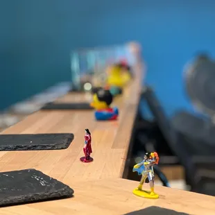 Cute decor with tiny action figures