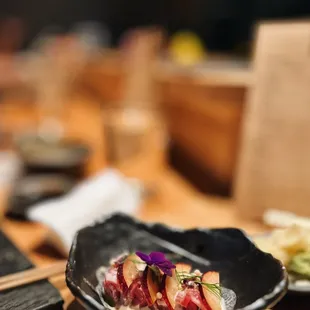 food, sushi and sashimi