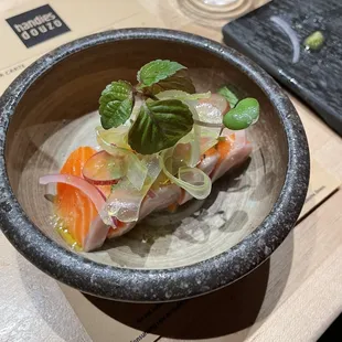Salmon Crudo
