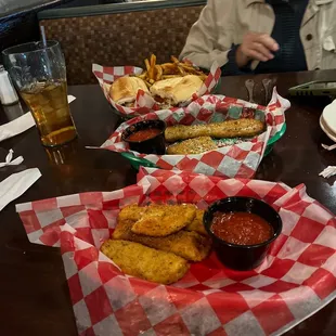Steak and cheese and provolone cheese