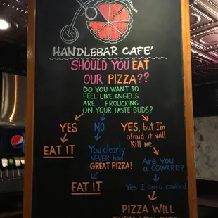pizza, menu