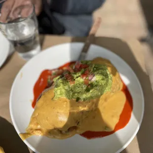 vegan chimichanga