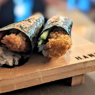 Fried oyster + shrimp katsu