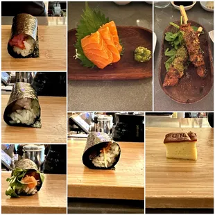 {HRW 2023} Salmon Sashimi, Lamb Skewers, Spicy Tuna, Yellowtail, Ocean Trout, Unagi, Tamago