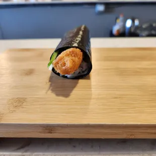 Shrimp katsu hand roll