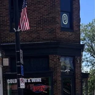 outside