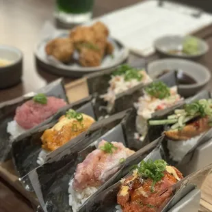 food, sushi and sashimi