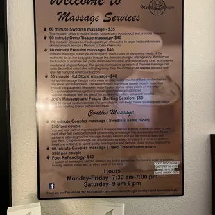 Service offered!