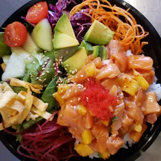 Salmon Mango Poke