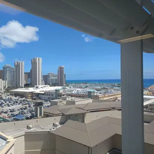 Working out in the gym.