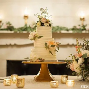 Buttercream Classic Wedding Cake by Hands on Sweets at Carlouel Yacht Club Clearwater, FL