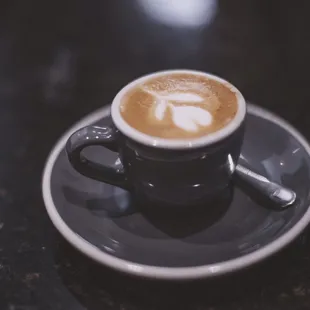 Perfect cup of coffee, just how i like it (and i am a huuuge coffee snob) Kombucha is great too