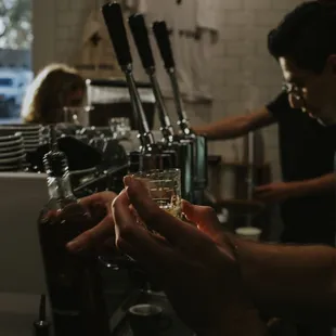 The baristas making the magic happen