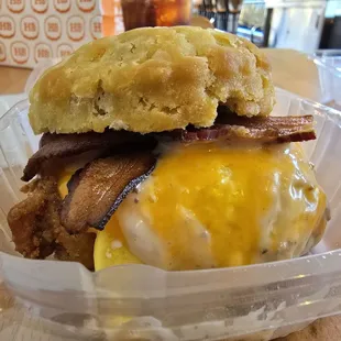 Hella Fitzgerald with an egg &amp; bacon
